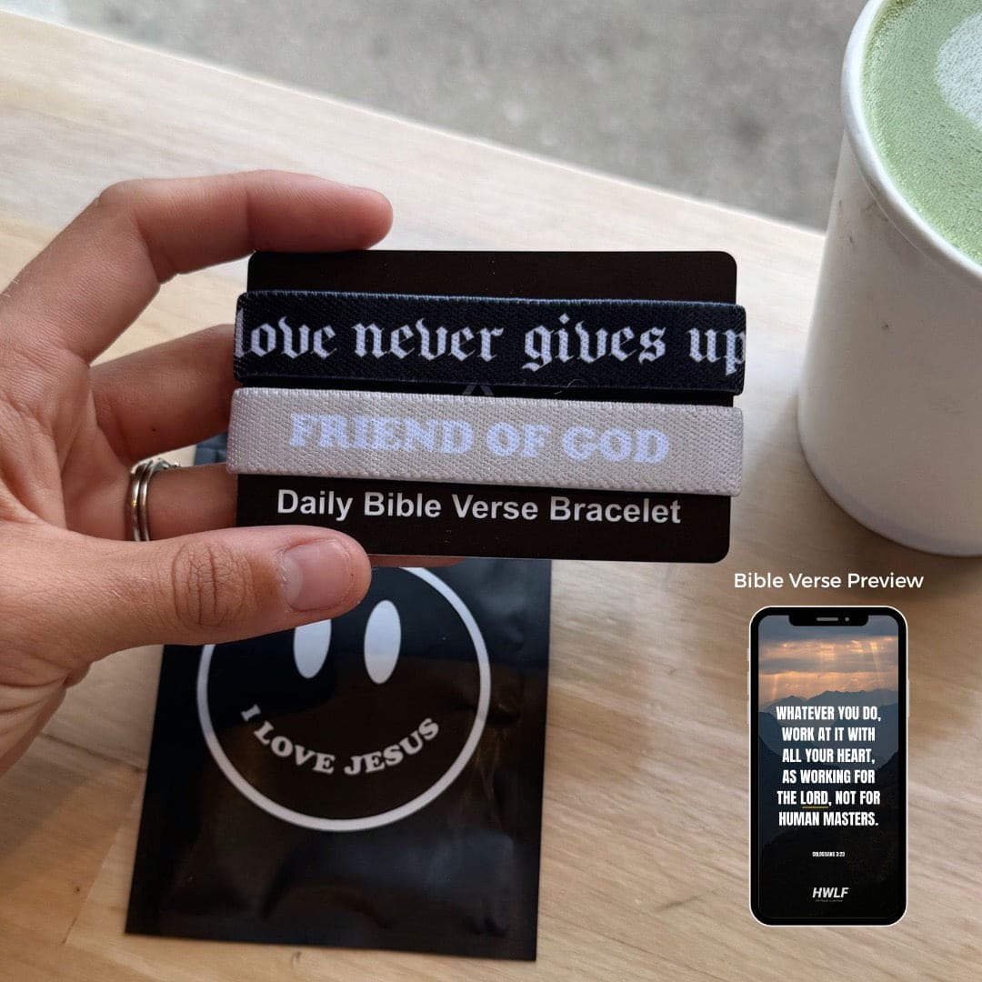 NEW! | DAILY BIBLE VERSE BRACELETS | VARIETY 2-PACK