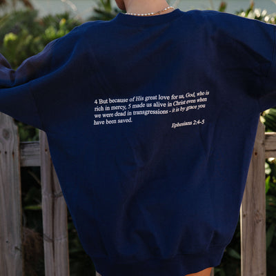 RESTOCK! | "SCRIPTURE" CREW | NAVY