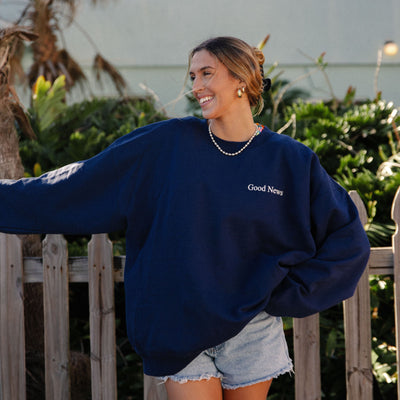 RESTOCK! | "SCRIPTURE" CREW | NAVY