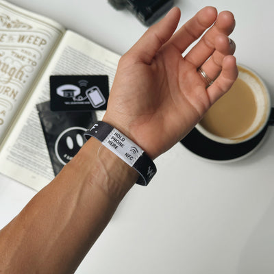 NEW! | DAILY BIBLE VERSE "WWJD X HWLF" BRACELET | BLACK