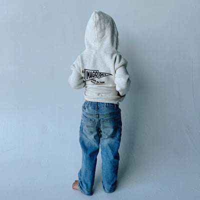 NEW! | TODDLER "IMAGO DEI" HOODIE | HEATHER SAND