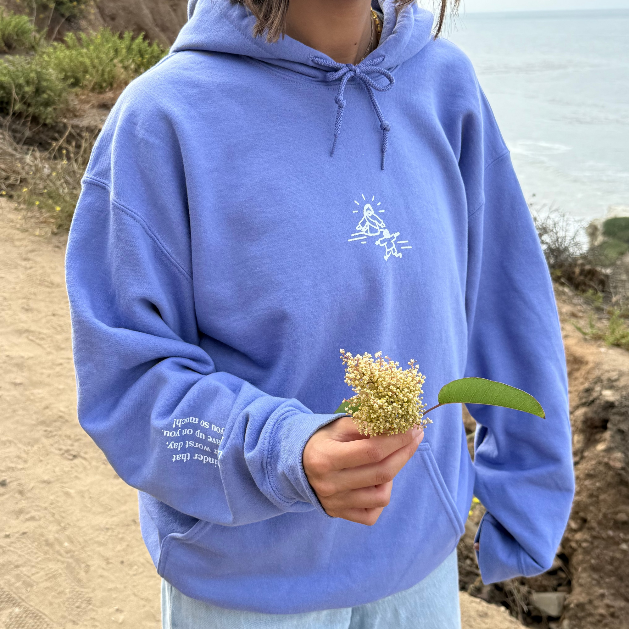 NEW! | "JESUS DOODLE" HOODIE | VIOLET