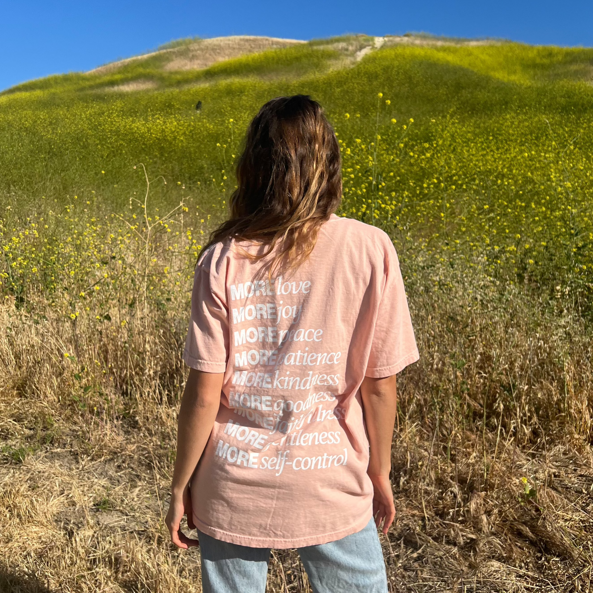 NEW! | "MADE FOR MORE" PREMIUM COMFORT COLOR TEE | PEACH