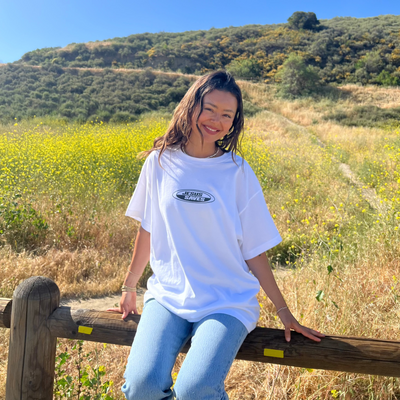 NEW! | "JESUS SAVES" RETRO TEE | WHITE