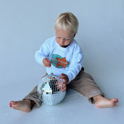 NEW! | TODDLER "GOD IS GOOD" RETRO CREWNECK