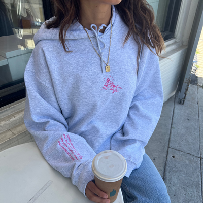 NEW! | "JESUS DOODLE" HOODIE | ASH