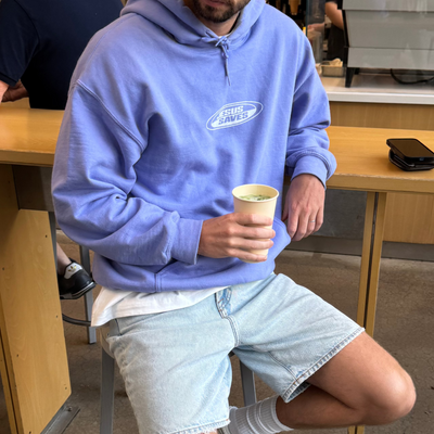 NEW! | "JESUS SAVES" RETRO HOODIE | VIOLET