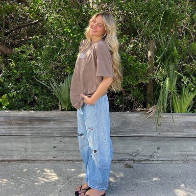 NEW! | "JESUS SAVES" PREMIUM COMFORT COLOR TEE | ESPRESSO