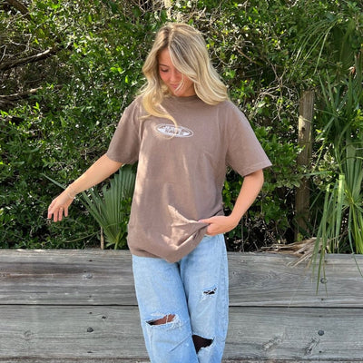 NEW! | "JESUS SAVES" PREMIUM COMFORT COLOR TEE | ESPRESSO