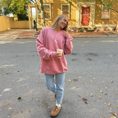 NEW! | "JESUS DOODLE" CREWNECK | MAUVE