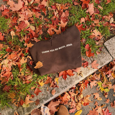 NEW | "THANK YOU SO MUCH JESUS" HOODIE | DARK CHOCOLATE