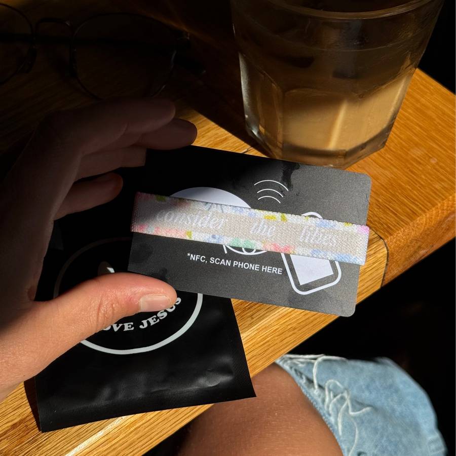 COLLAB! | "CONSIDER THE LILIES" DAILY BIBLE VERSE BRACELET!