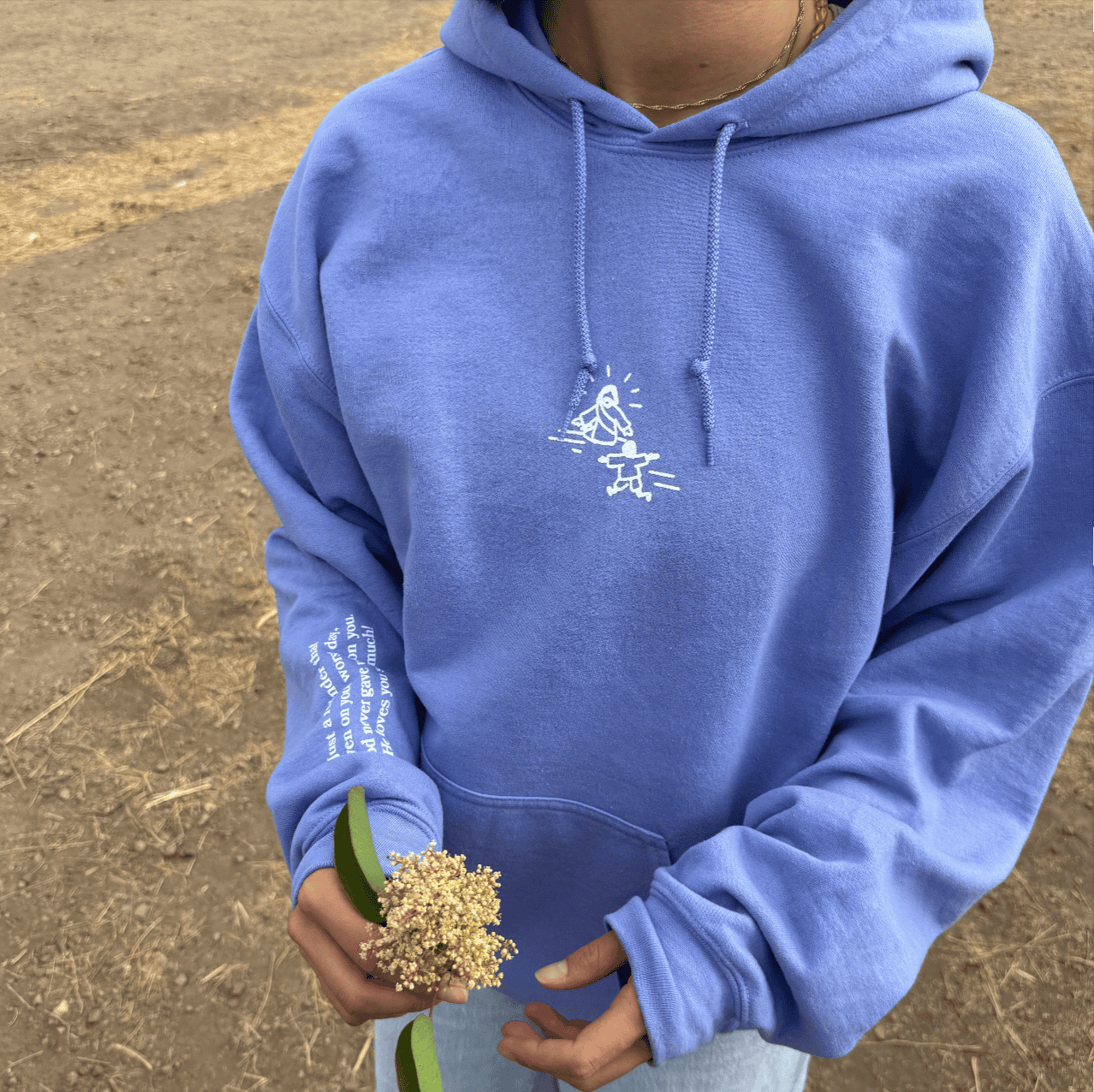 NEW! | "JESUS DOODLE" HOODIE | VIOLET