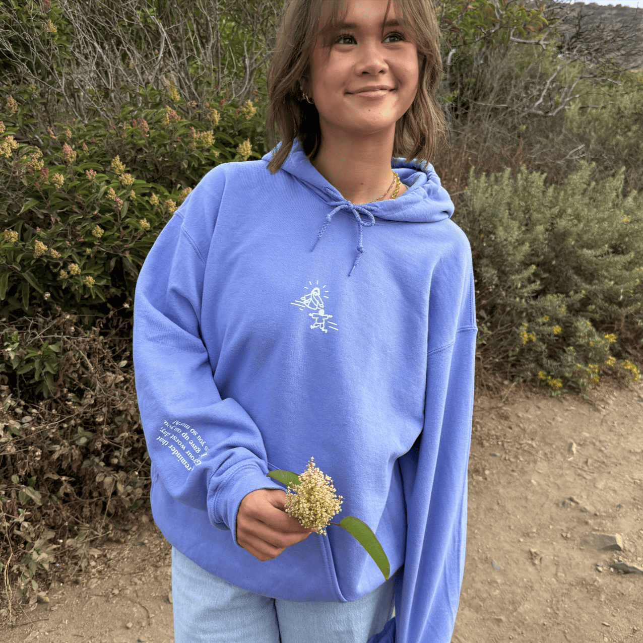 NEW! | "JESUS DOODLE" HOODIE | VIOLET