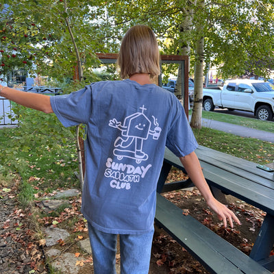 NEW! "SUNDAY SABBATH CLUB" PREMIUM COMFORT COLOR TEE