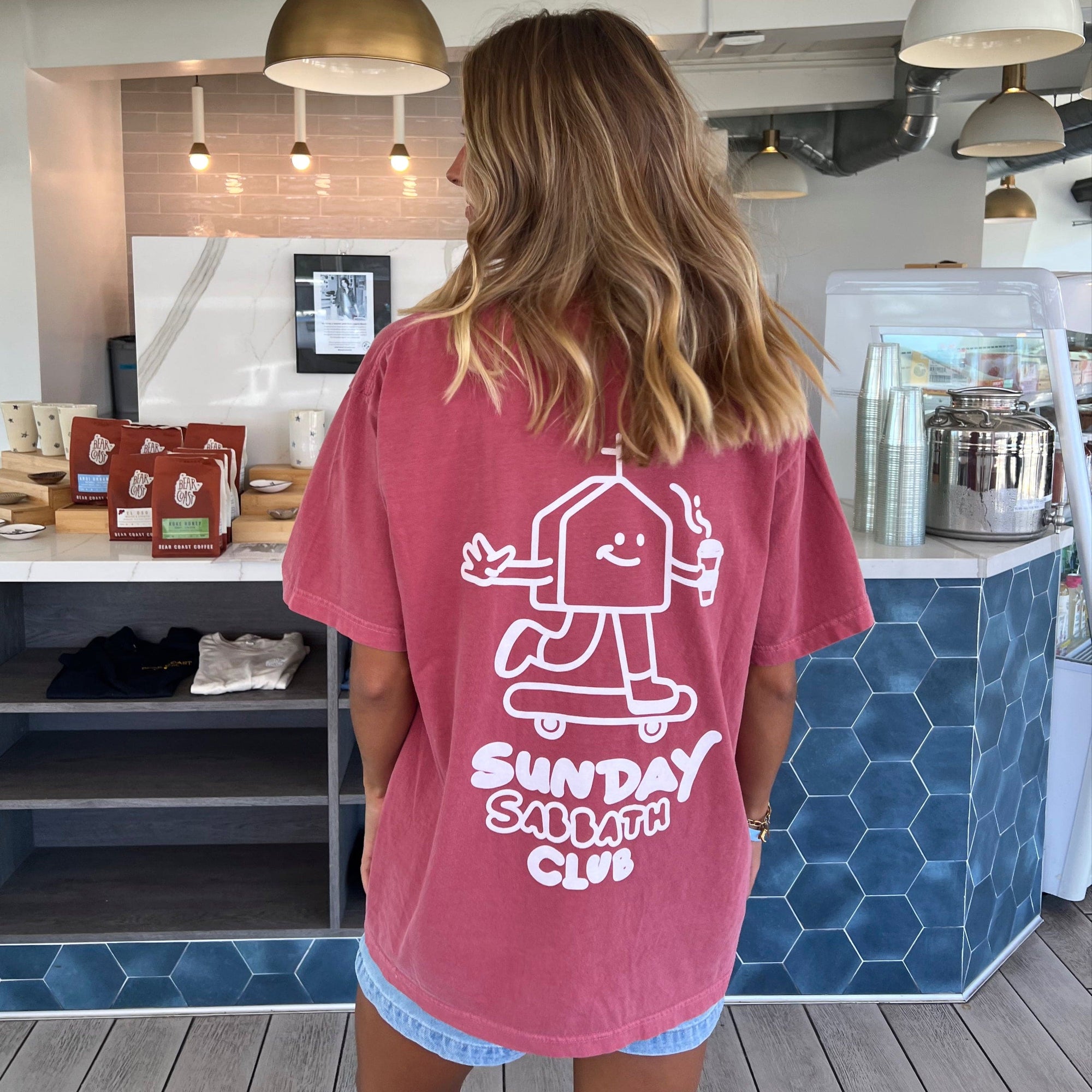 NEW! "SUNDAY SABBATH CLUB" PREMIUM COMFORT COLOR TEE