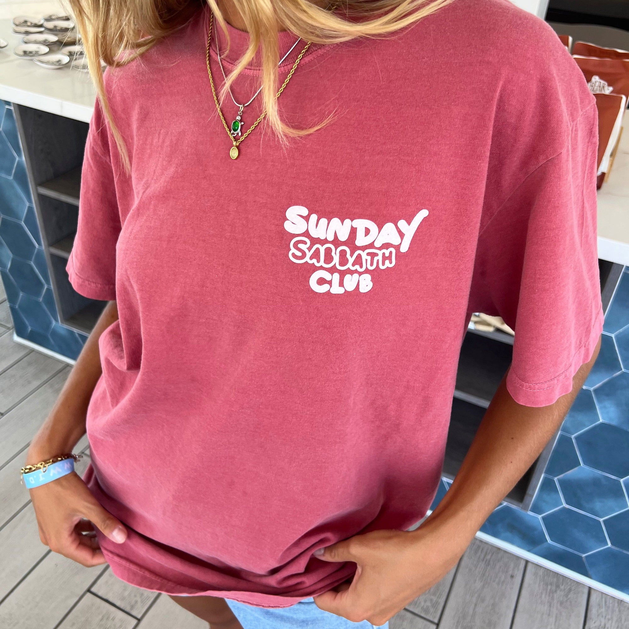 NEW! "SUNDAY SABBATH CLUB" PREMIUM COMFORT COLOR TEE