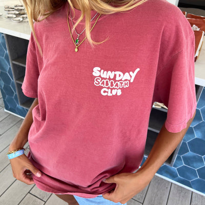 NEW! "SUNDAY SABBATH CLUB" PREMIUM COMFORT COLOR TEE