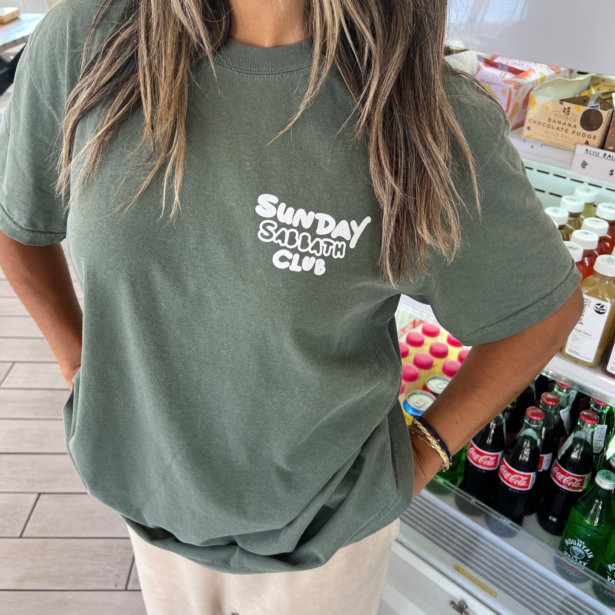 NEW! "SUNDAY SABBATH CLUB" PREMIUM COMFORT COLOR TEE