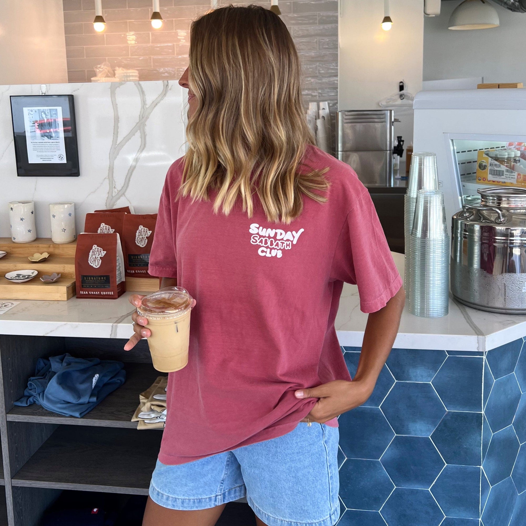 NEW! "SUNDAY SABBATH CLUB" PREMIUM COMFORT COLOR TEE