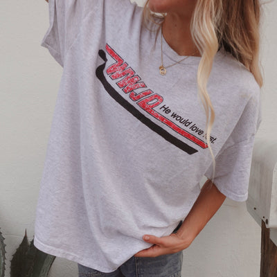 WWJD VINTAGE "SKATER" TEE | ASH