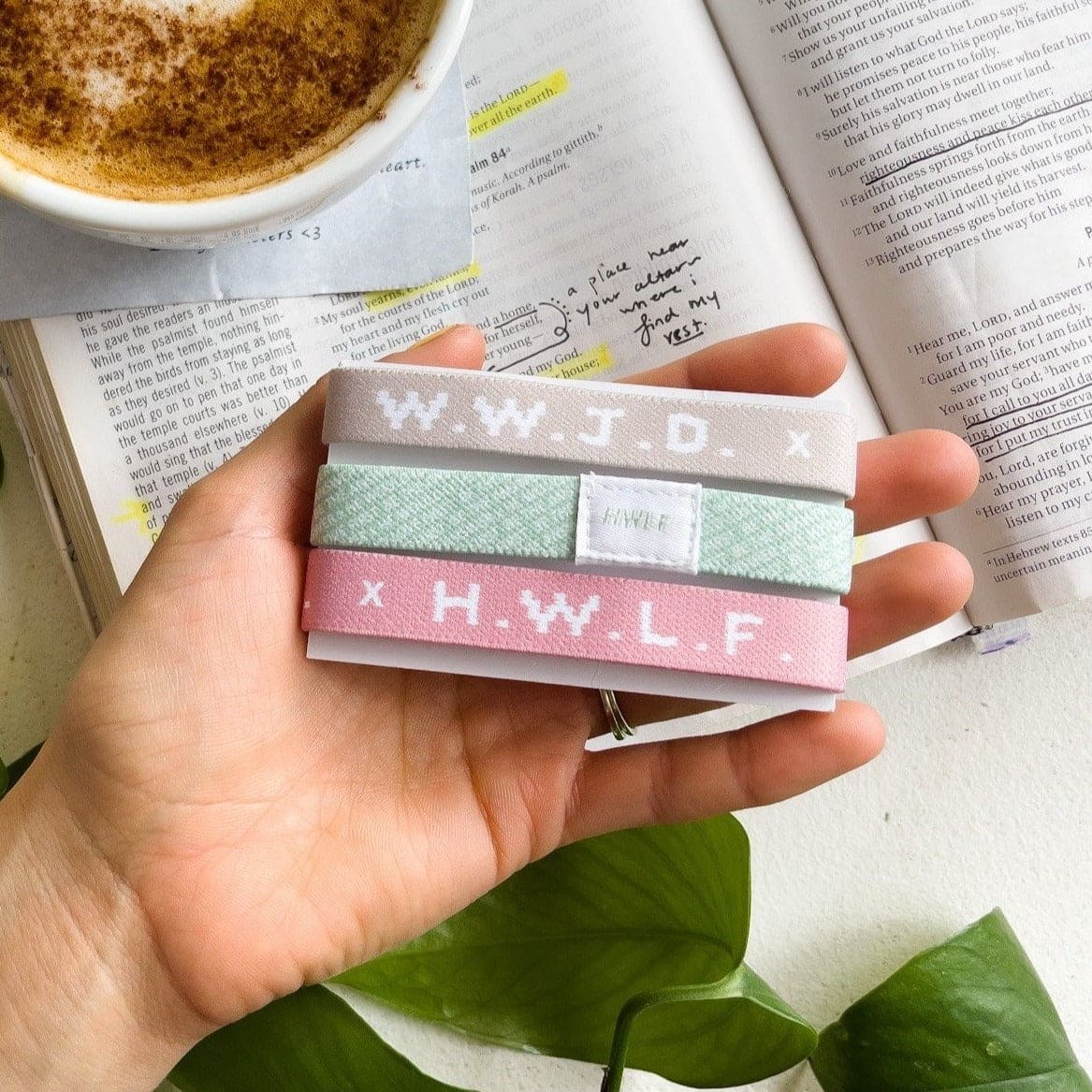 WWJD x HWLF | "NEUTRALS" ELASTIC 3-PACK