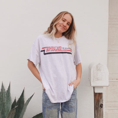 WWJD VINTAGE "SKATER" TEE | ASH